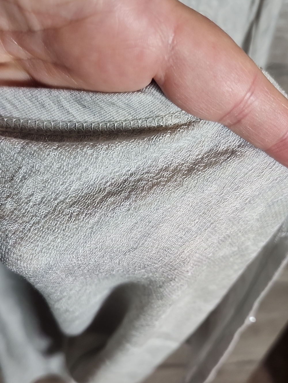 Garnet Hill French Terry Cocoon Cardigan In Light Gray - Picture 7 of 10